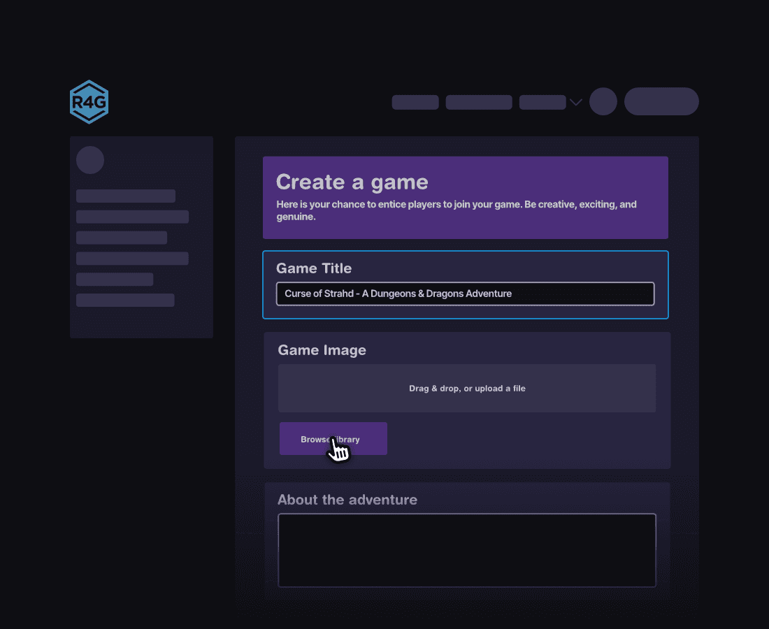 Easy Game Creation